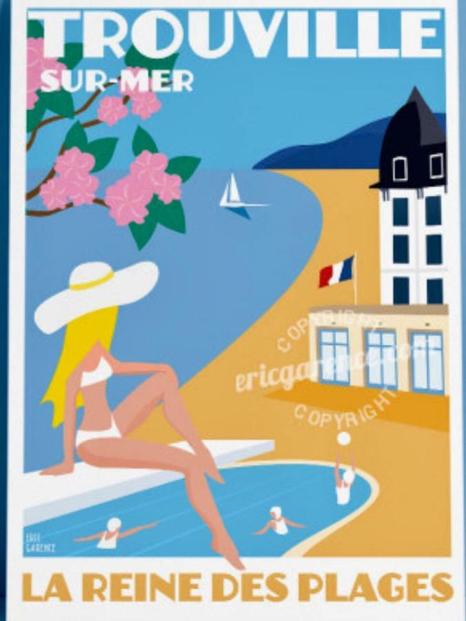 Villa Cote-Fleurie Trouville-sur-Mer Esterno foto